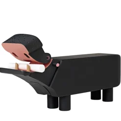 Kay Bojesen Denmark Wooden Hippo, black