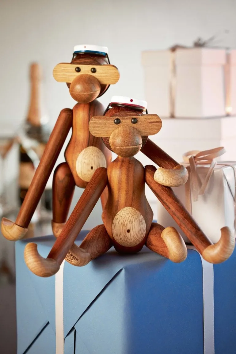 Kay Bojesen Denmark Wooden Monkey, small, teak