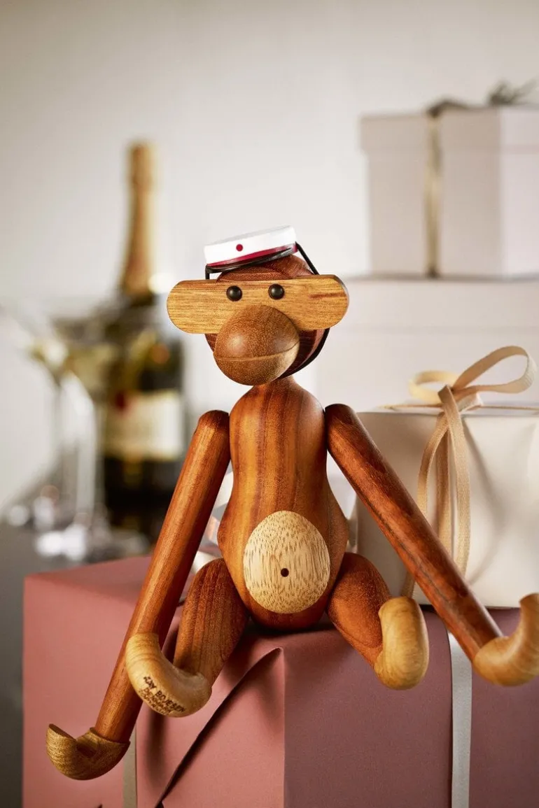 Kay Bojesen Denmark Wooden Monkey, small, teak