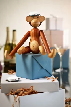 Kay Bojesen Denmark Wooden Monkey, small, teak