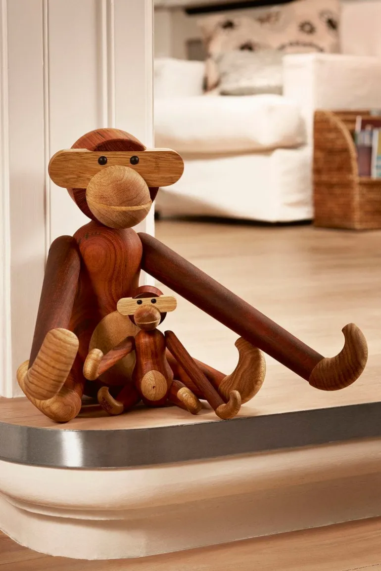 Kay Bojesen Denmark Wooden Monkey, small, teak