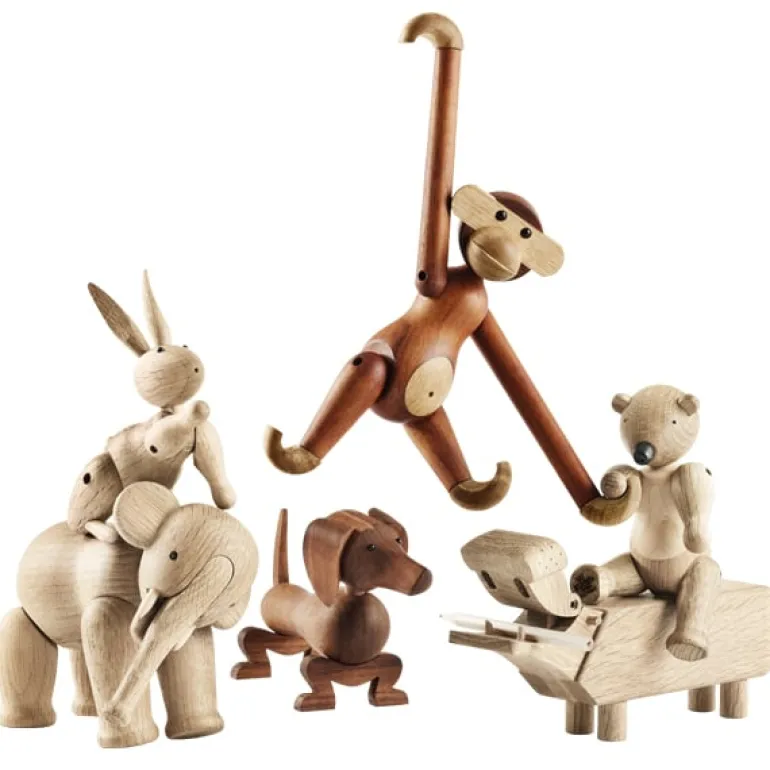 Kay Bojesen Denmark Wooden Monkey, small, teak