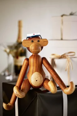 Kay Bojesen Denmark Wooden Monkey, small, teak