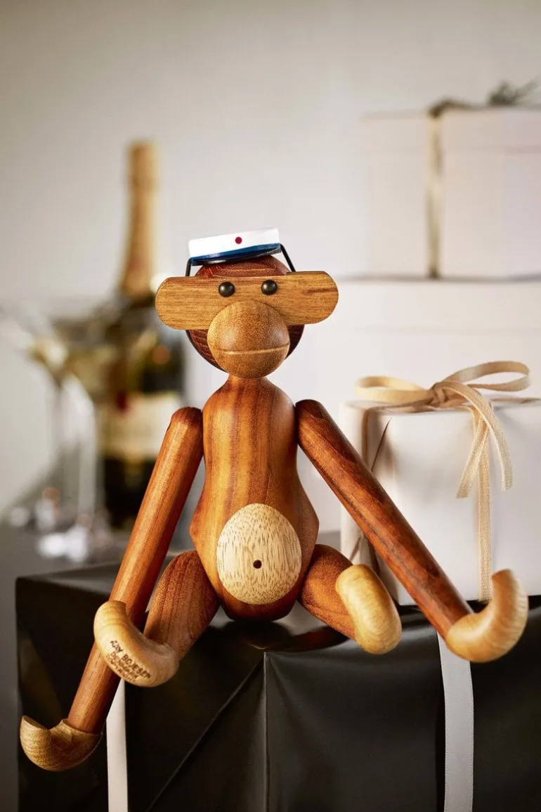 Kay Bojesen Denmark Wooden Monkey, small, teak