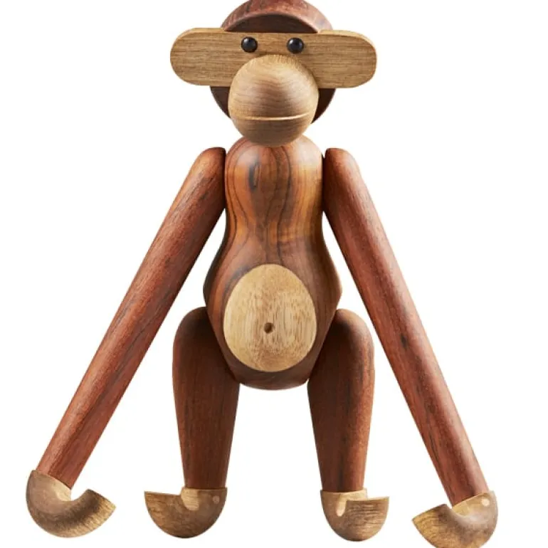 Kay Bojesen Denmark Wooden Monkey, medium, teak