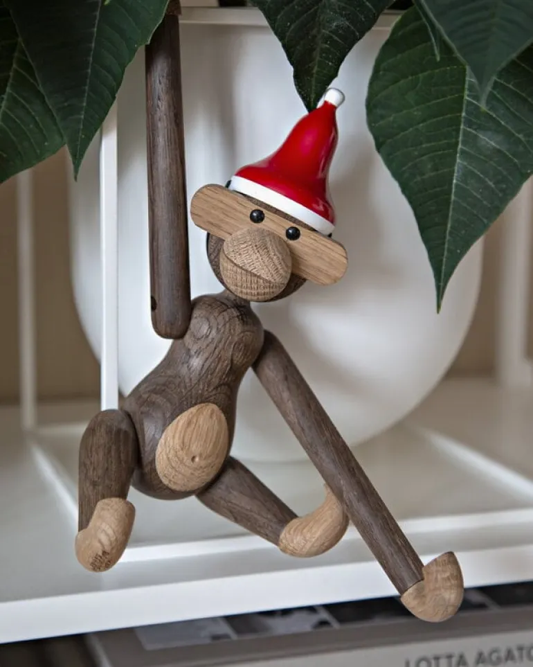 Kay Bojesen Denmark Wooden Monkey, small, smoked oak