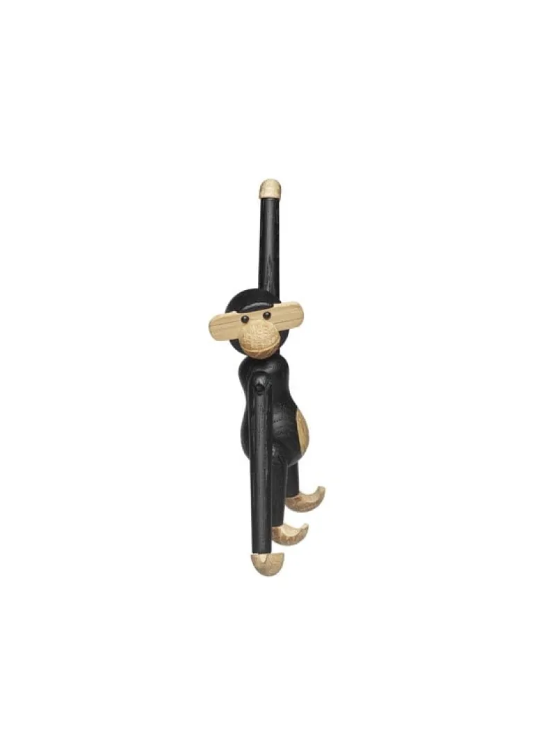 Kay Bojesen Denmark Wooden Monkey, mini, dark stained oak