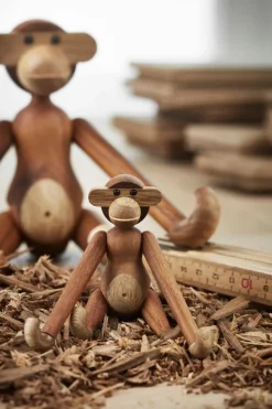 Kay Bojesen Denmark Wooden Monkey, mini, teak