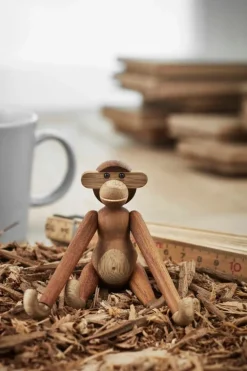 Kay Bojesen Denmark Wooden Monkey, mini, teak