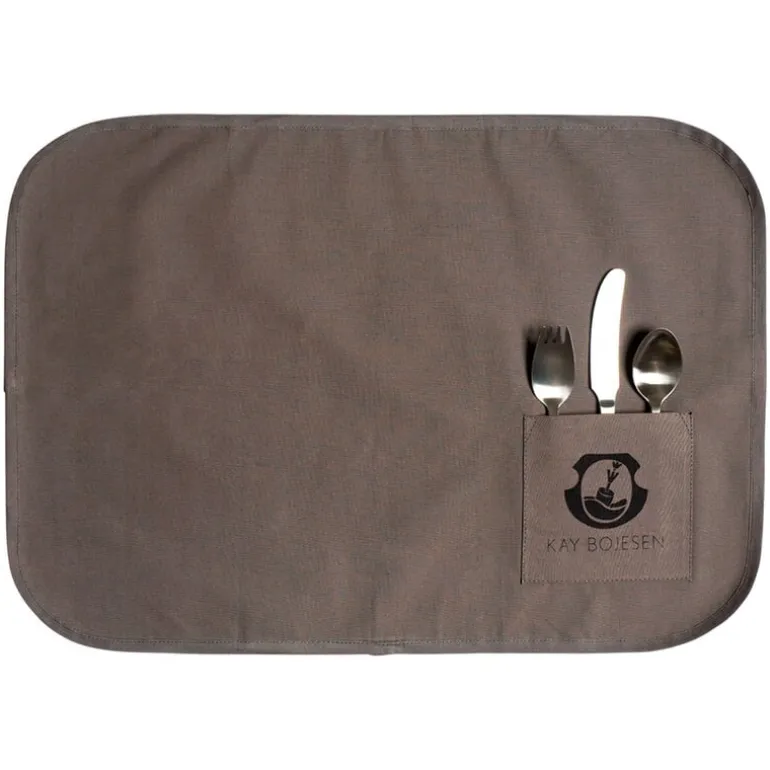 Kay Bojesen Grand Prix children's set, polished stainless steel