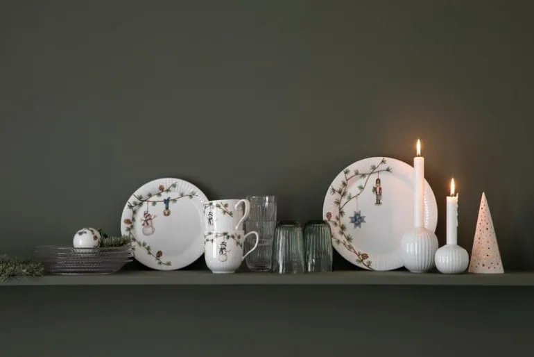 Kähler Hammershøi miniature vases, 3 pcs, white