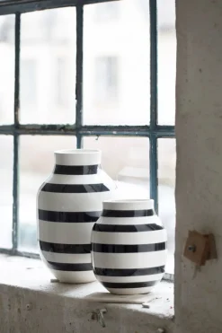 Kähler Omaggio vase, medium, black