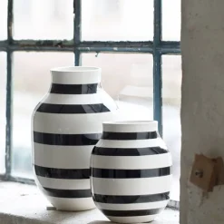 Kähler Omaggio vase, medium, black