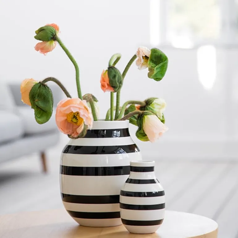 Kähler Omaggio vase, medium, black