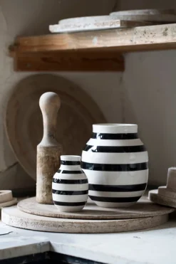 Kähler Omaggio vase, medium, black