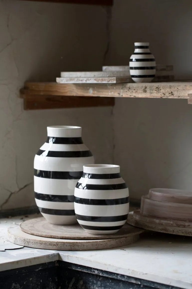 Kähler Omaggio vase, medium, black