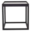 Klassik Studio Cube table, black - smoked glass