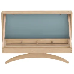 Klassik Studio The Hanger coat rack, soaped oak - grey blue