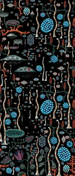 Klaus Haapaniemi & Co. Black Lake wallpaper, matt coated