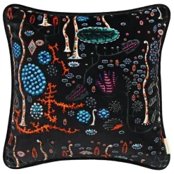 Klaus Haapaniemi & Co. Black Lake cushion cover, cotton velvet