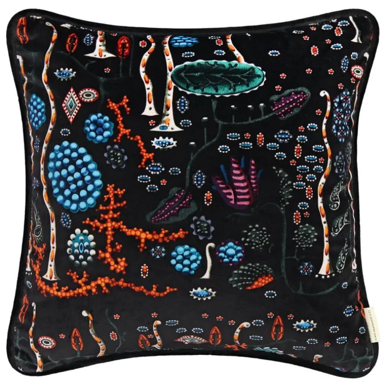 Klaus Haapaniemi & Co. Black Lake cushion cover, cotton velvet