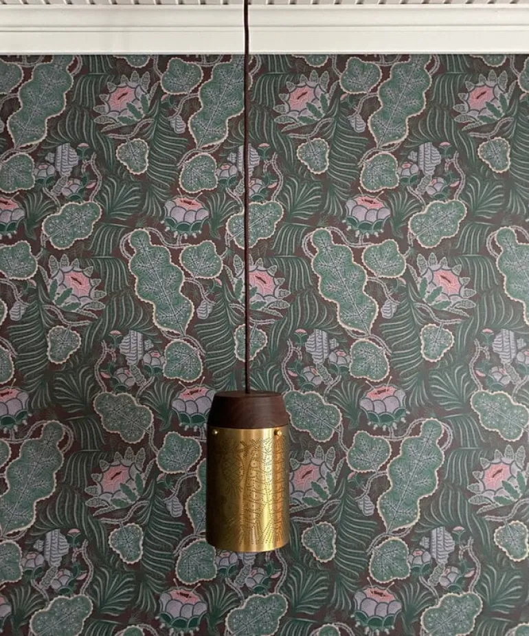 Klaus Haapaniemi & Co. Iceflower Brown wallpaper, uncoated