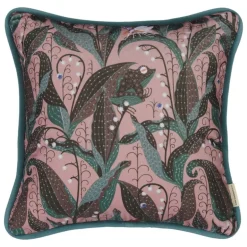 Klaus Haapaniemi & Co. Lily of the Valley cushion cover, 50 x 50 cm, velvet, mauve