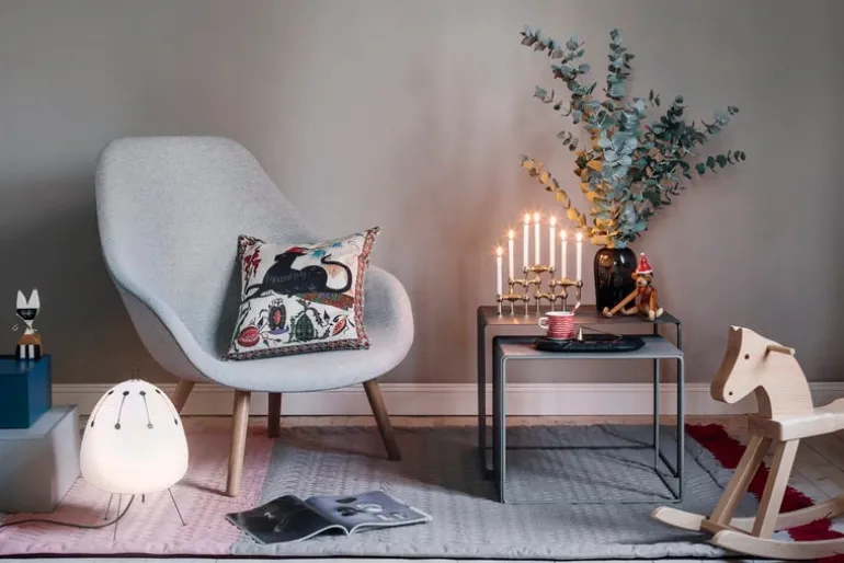 Klaus Haapaniemi & Co. Les Chats Putte cushion cover, linen