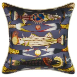 Klaus Haapaniemi & Co. Misto Mare Fish cushion cover, 50 x 50 cm, silk