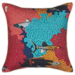 Klaus Haapaniemi & Co. Misto Mare Prawn cushion cover, 50 x 50 cm, silk