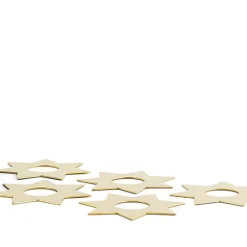 Klong Constella stars, brass, 5 pcs