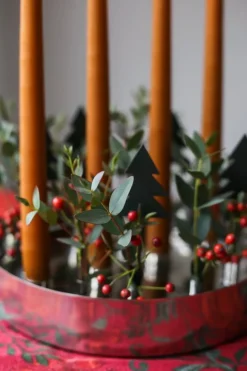 Klong Jubel Advent candleholder/vase, stainless steel