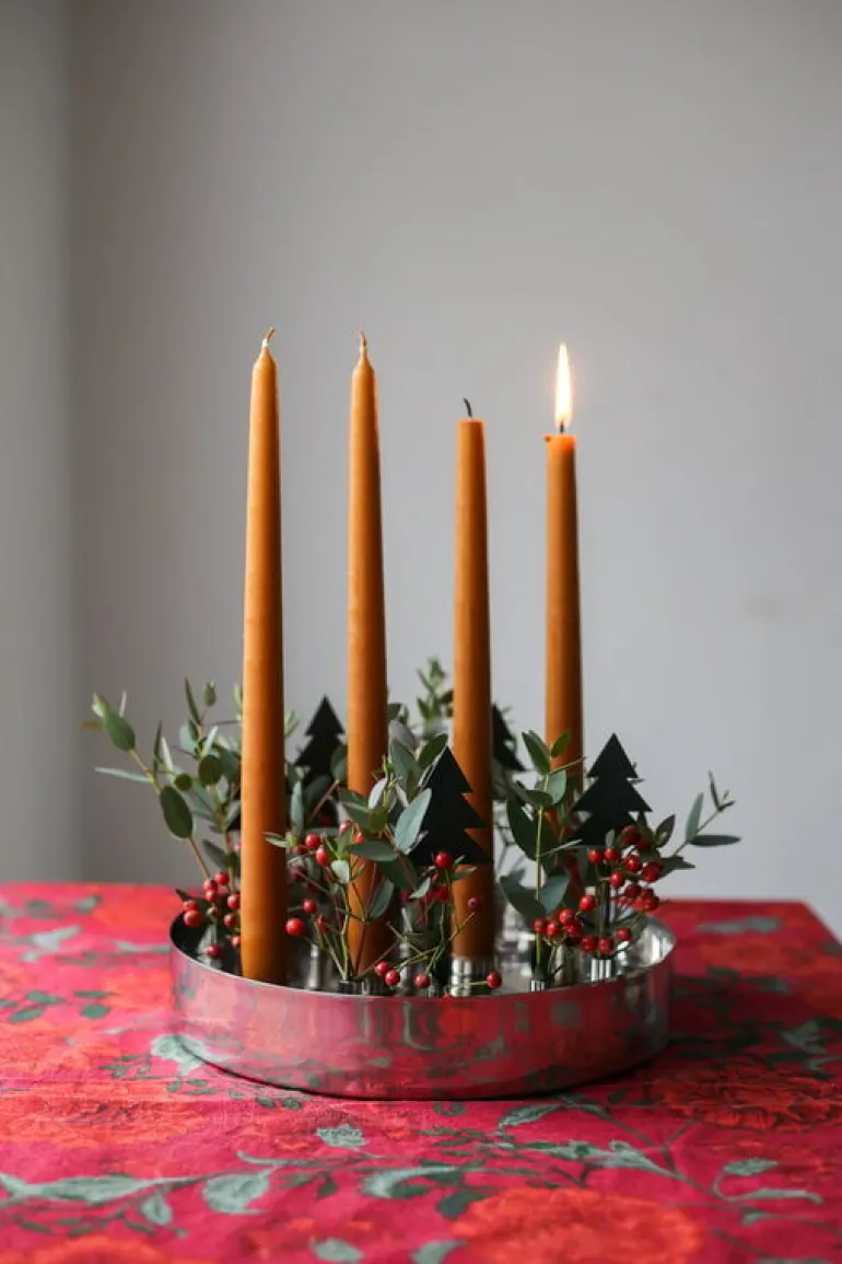 Klong Jubel Advent candleholder/vase, stainless steel
