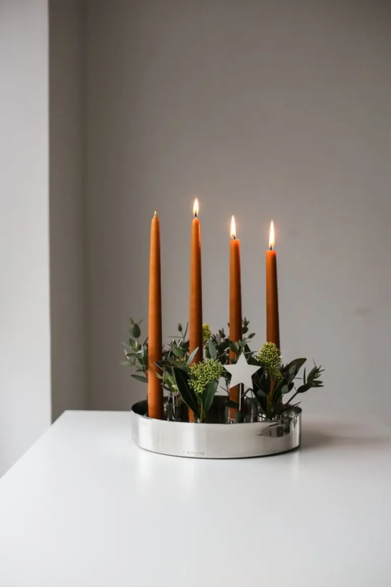 Klong Jubel Advent candleholder/vase, stainless steel