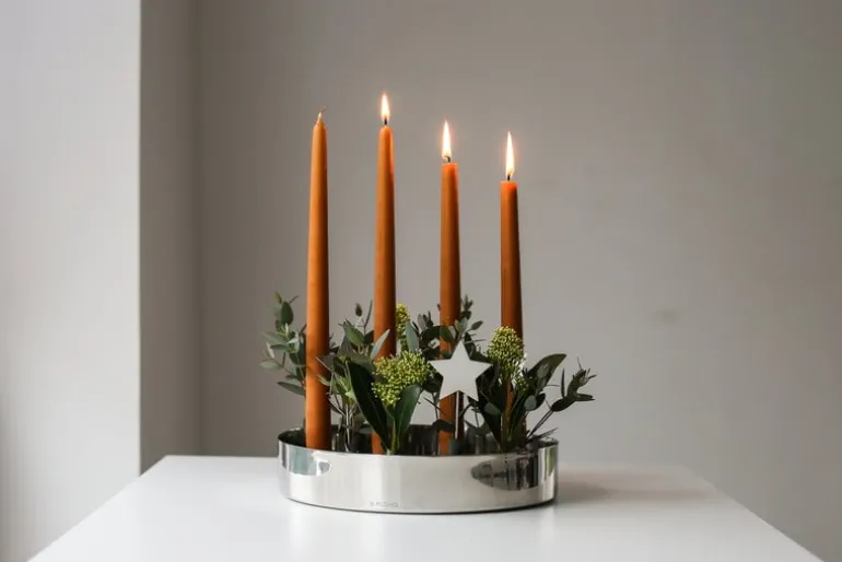 Klong Jubel Advent candleholder/vase, stainless steel