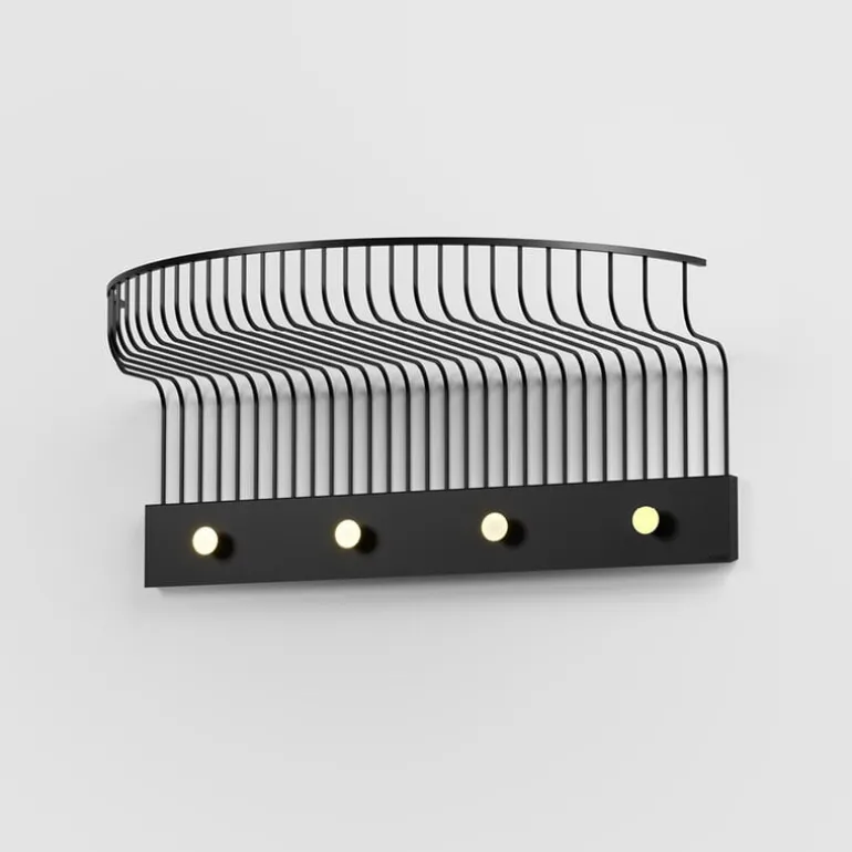 Klong Lunett hat shelf, black