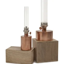 Klong Patina oil lamp, big, copper