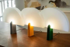 Klong Pavo table lamp, yellow