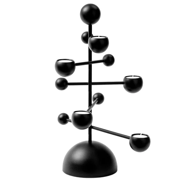 Klong Teluria candleholder, black