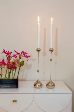 Klong Tender candleholder, large, high