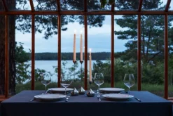 Klong Tender candleholder, large, high