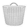 Korbo Basket Liner 16 L, white