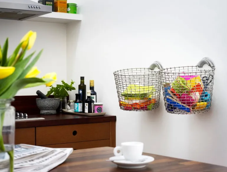 Korbo Bin 16 wire basket, acid proof stainless steel