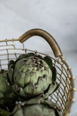 Korbo Bin 16 wire basket, brass