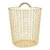 Korbo Bin 18 wire basket, brass