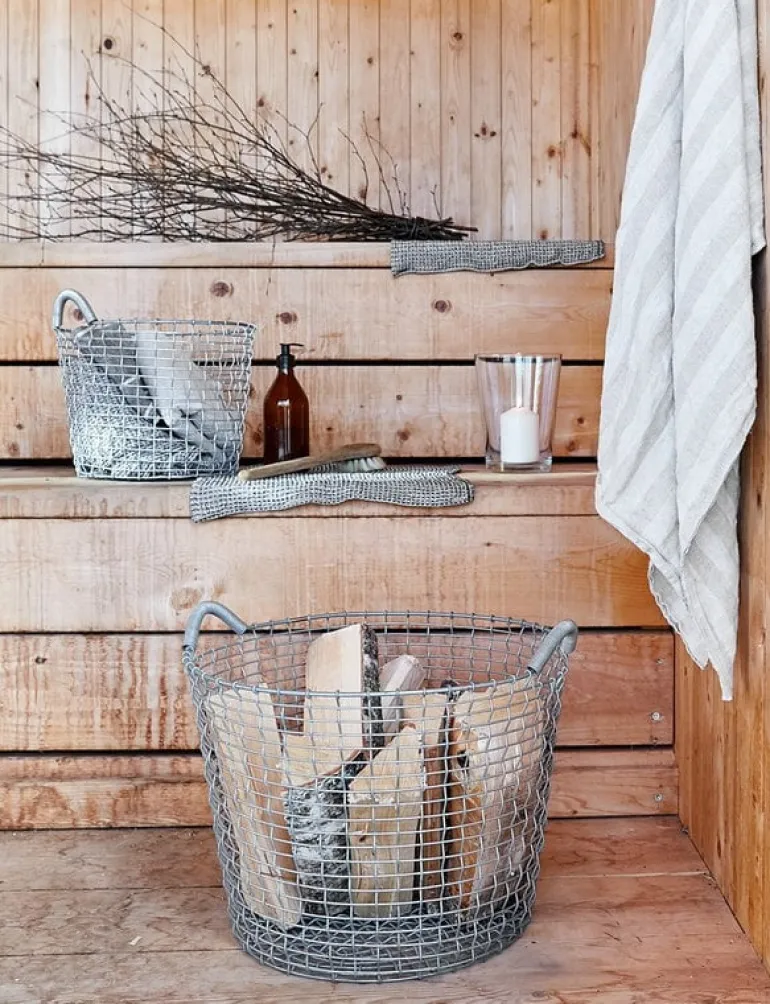 Korbo Bin 16 wire basket, galvanized