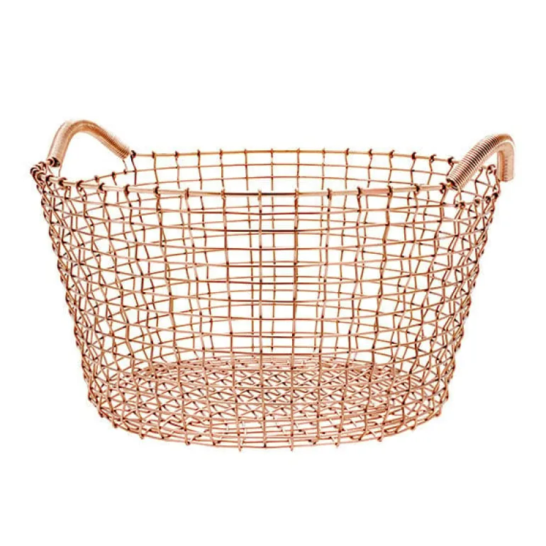 Korbo Classic 35 wire basket, copper