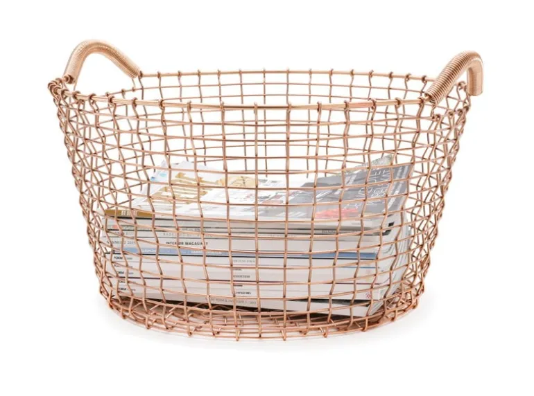 Korbo Classic 35 wire basket, copper