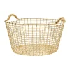 Korbo Classic 35 wire basket, brass