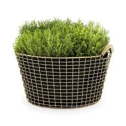 Korbo Classic 35 wire basket, brass